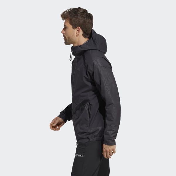 Black Terrex Utilitas RAIN.RDY 2.5-Layer Rain Jacket