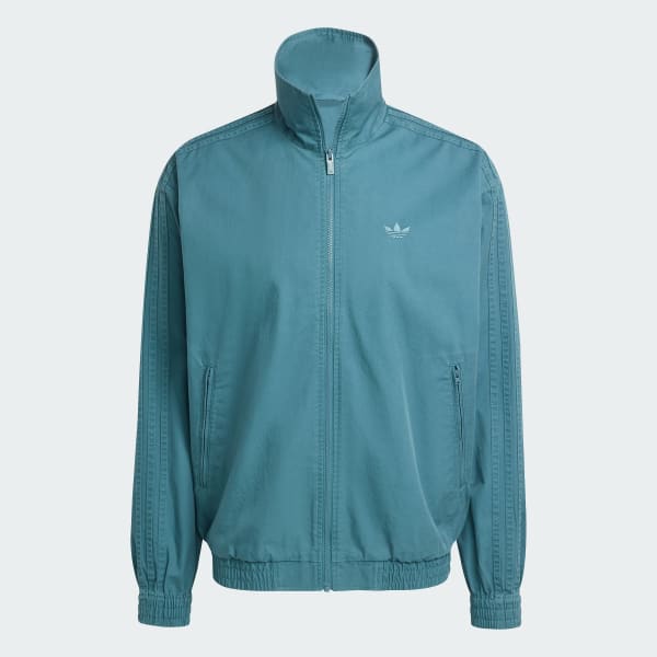 Vert Veste de survêtement toile adidas Originals Firebird