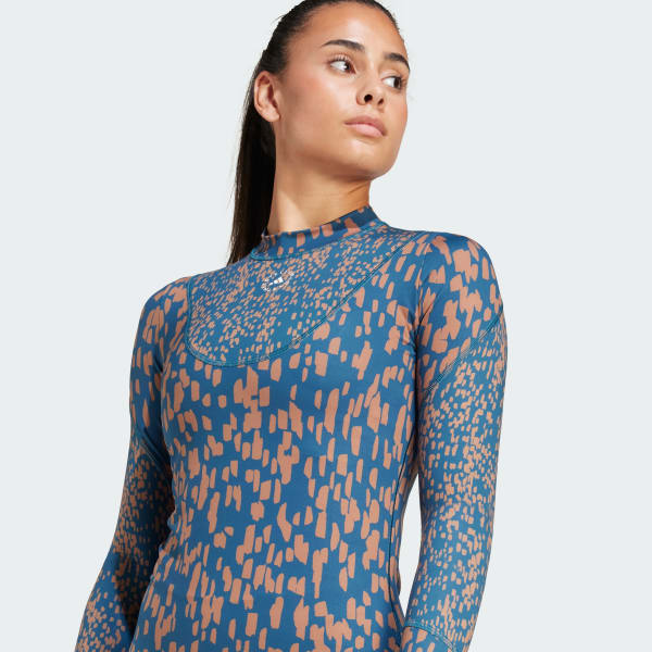 Azul Camiseta adidas by Stella McCartney TruePurpose Training Printed