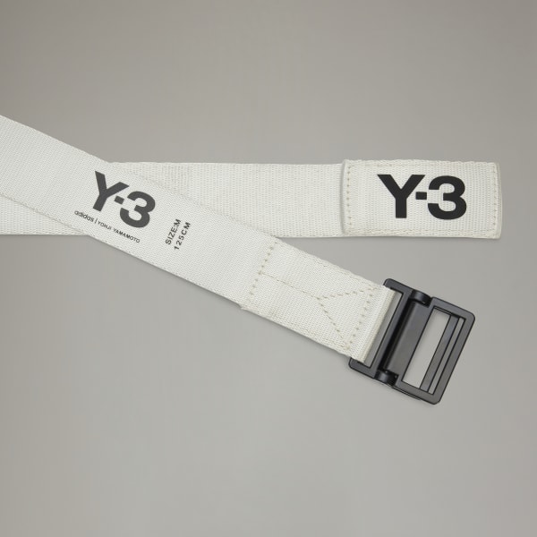 Szary Y-3 Classic Logo Belt