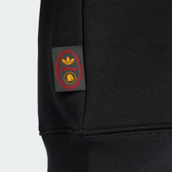 adidas AS Roma Graphic Hoodie - Black | Free Shipping with adidas AS Roma Graphic Hoodie - Black | Free Shipping with