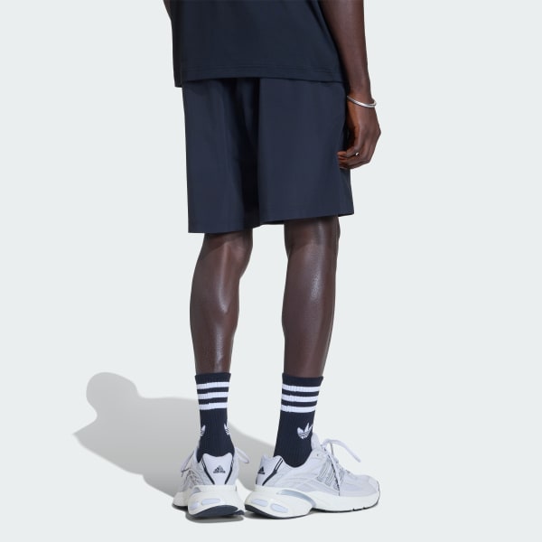 Noir TECH TREFOIL ESSENTIALS POLYESTER SHORTS