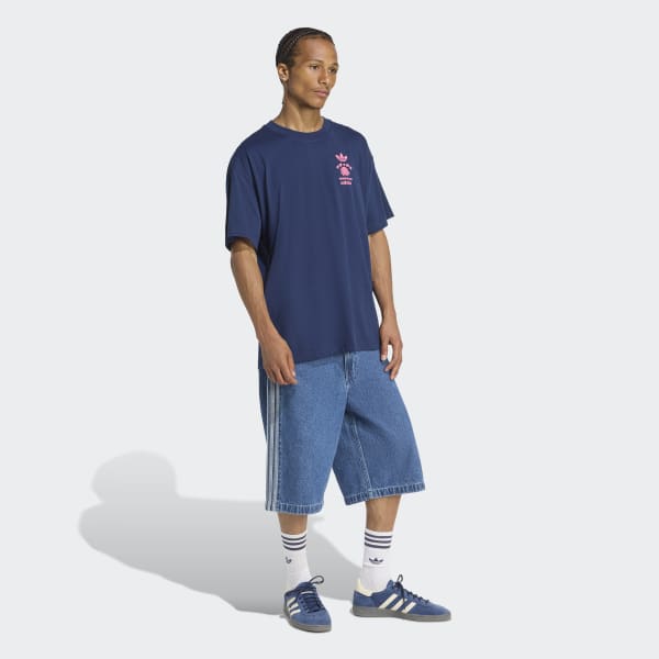 T-shirt GIAPPONE FLORALS - Blu adidas | adidas Italia