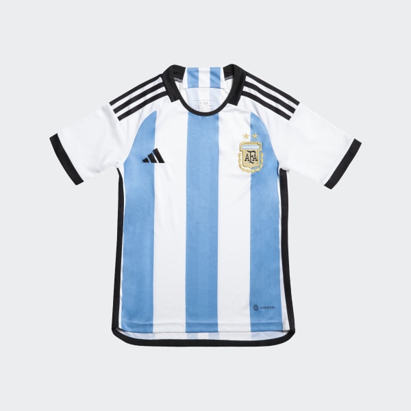 Blanco Camiseta de Local Argentina 22 HQ495