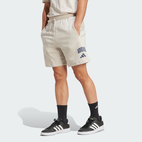 Beige Collegiate Short