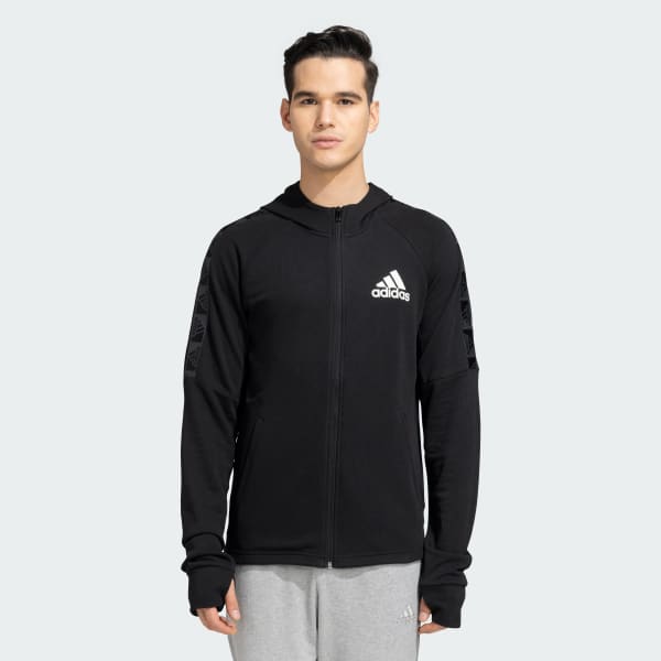 adidas MT FULL ZIP HOODIE Black adidas India