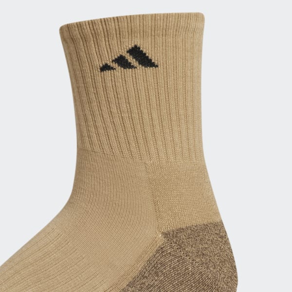 adidas Cushioned X Mid-Crew Socks 3 Pairs - Yellow | Men's Training ...