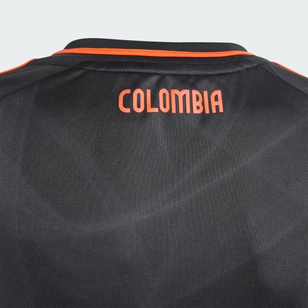 Negro Camiseta Visitante Selección Colombia 24 Kids