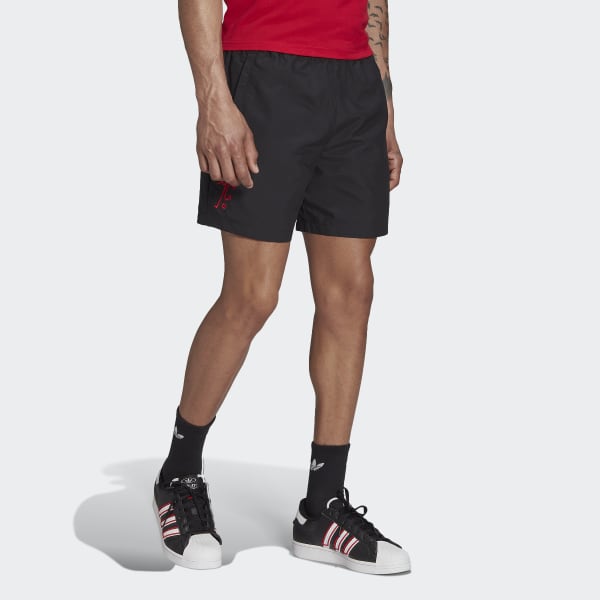 Schwarz Manchester United DNA Downtime Shorts
