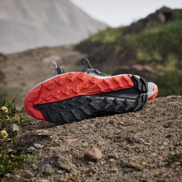 Grey Terrex Free Hiker 2.0 Low Gore-Tex Hiking Shoes