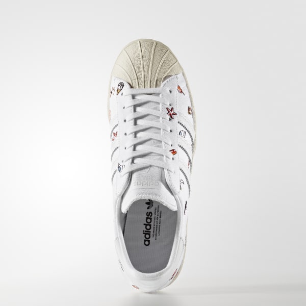 Adidas original superstar 80s blanche cheap