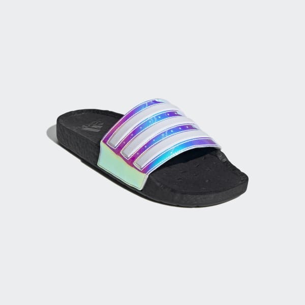 adidas slides iridescent