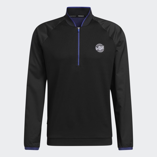 Purple Primeblue Quarter-Zip Layering Sweatshirt