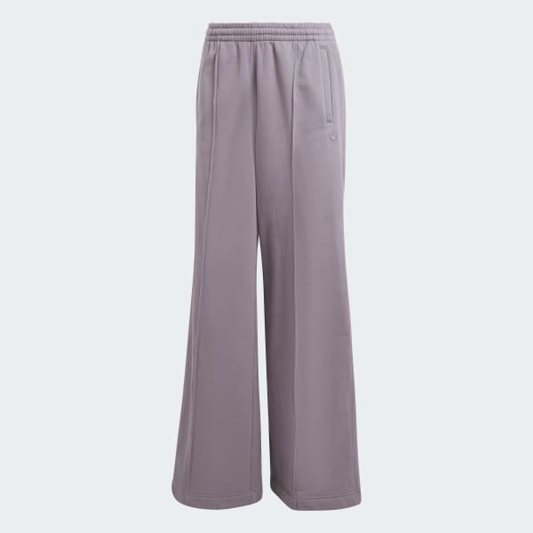Grey Premium Essentials Pintuck Wide Leg Pants