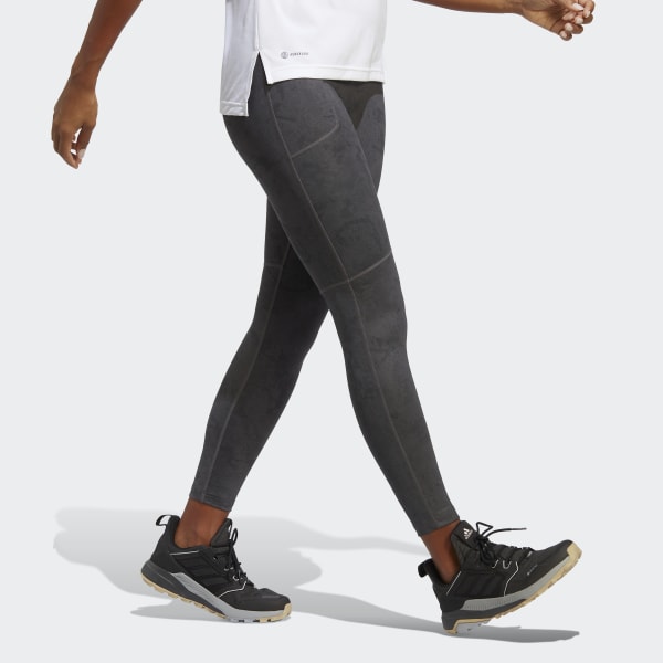 adidas TERREX - US Allover Hiking adidas Women\'s Multi | Print Grey | Leggings