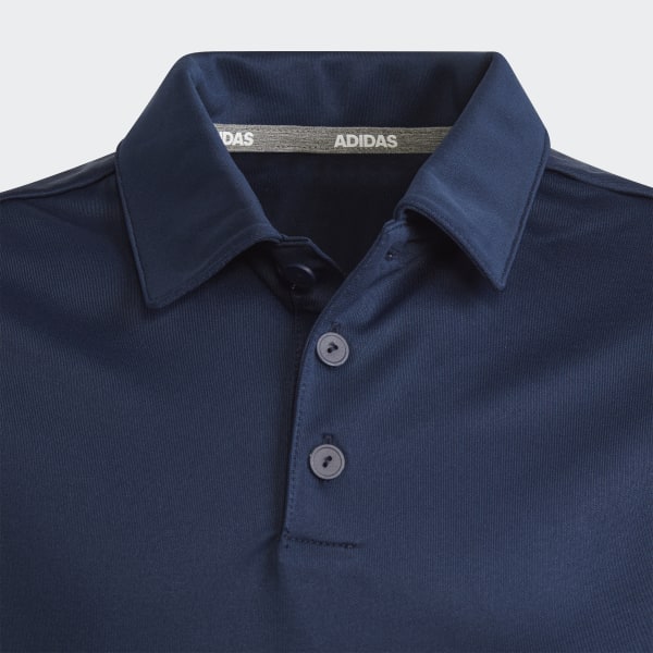 Blau 3-Streifen Poloshirt