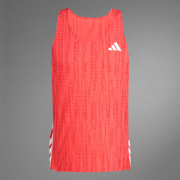 日本未発売 ADIZERO RUNNING SINGLET ADIDAS adidas Adizero Running Singlet Logo 'Bright Orange' IQ4926