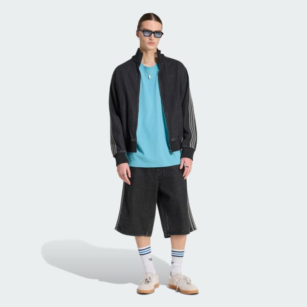 blauw JAPANESE RACING MANGA GRAPHIC T-SHIRT