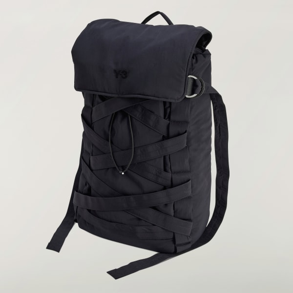 Schwarz Y-3 Cinch Rucksack