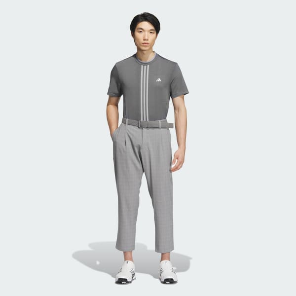Checked Pattern Ankle Pants