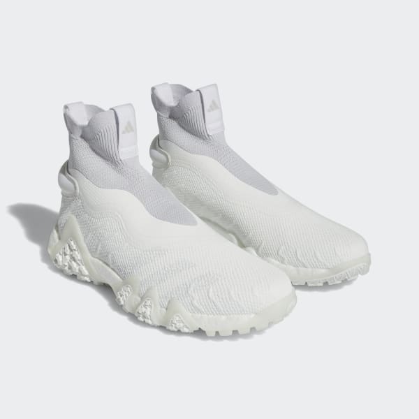 White Codechaos Laceless PRIMEKNIT BOOST Golf Shoes