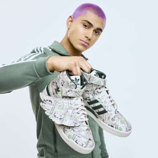 asesinato Jane Austen Mexico adidas Jeremy Scott Forum Wings 1.0 Money Shoes - Beige | adidas India