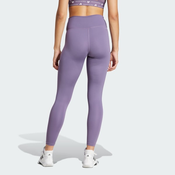 adidas Training Essentials High Waisted 7 8 Leggings Purple adidas Thailand