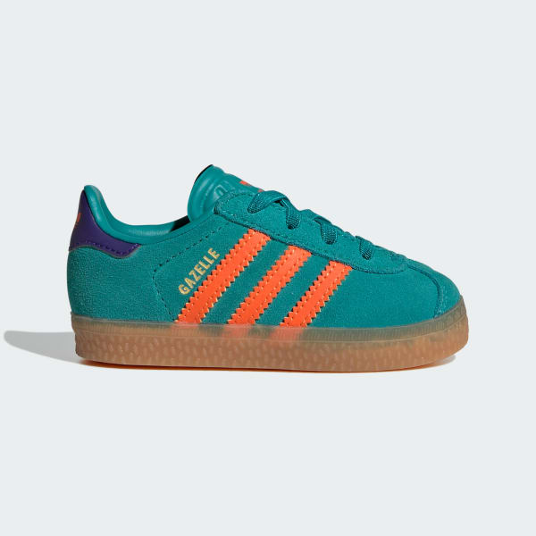 Verde Sapatilhas com Atacadores Elásticos Gazelle – Criança
