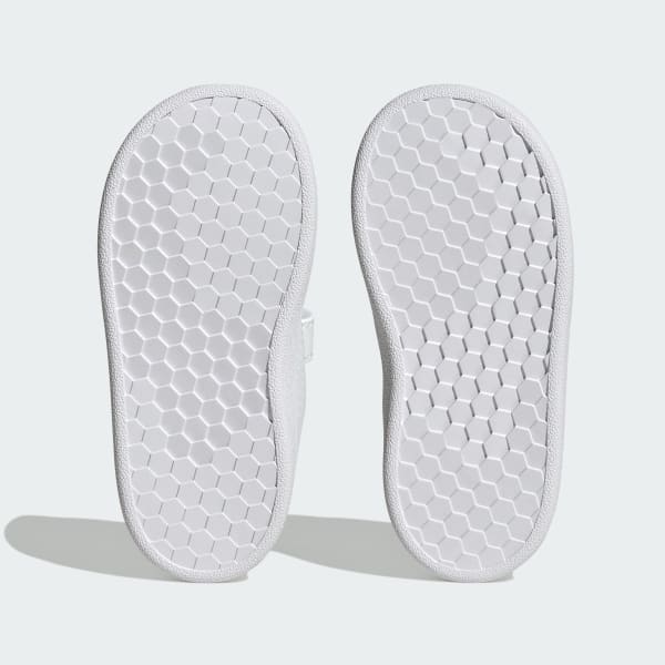 Hvid Advantage Lifestyle Court Two Hook-and-Loop-sko