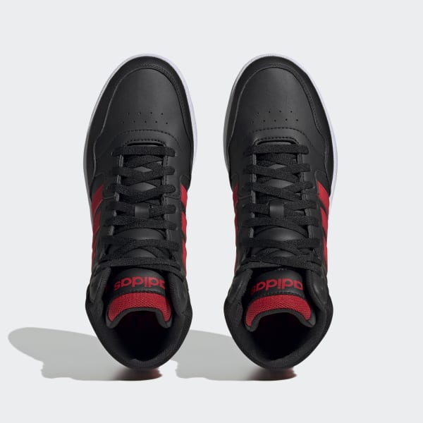Schwarz Hoops 3.0 Mid Lifestyle Basketball Classic Vintage Schuh