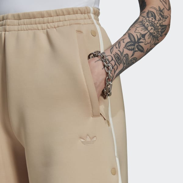 Beige Spacer Pants with Binding Details CV731