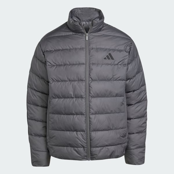 Gri Essentials CLIMAWARM 3-Stripes Sentetik Dolgulu Mont