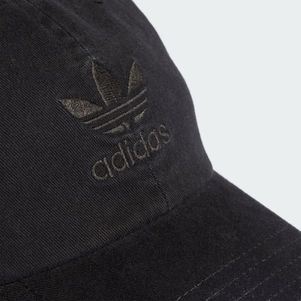 Svart Adicolor Classics Trefoil Stonewashed Baseball Cap