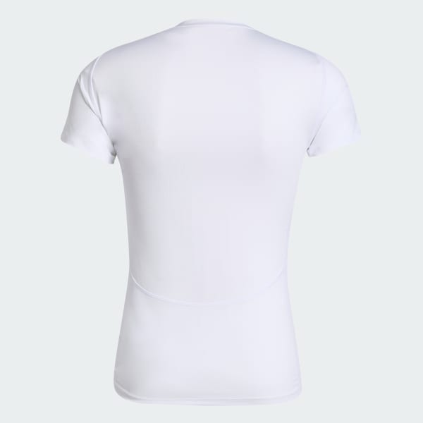 White Techfit AEROREADY Short Sleeve Tee