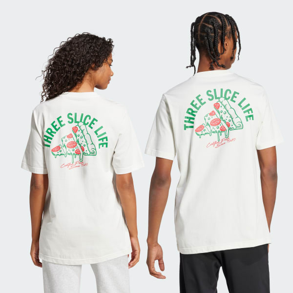 Hvid Lounge Pizza Graphic T-shirt
