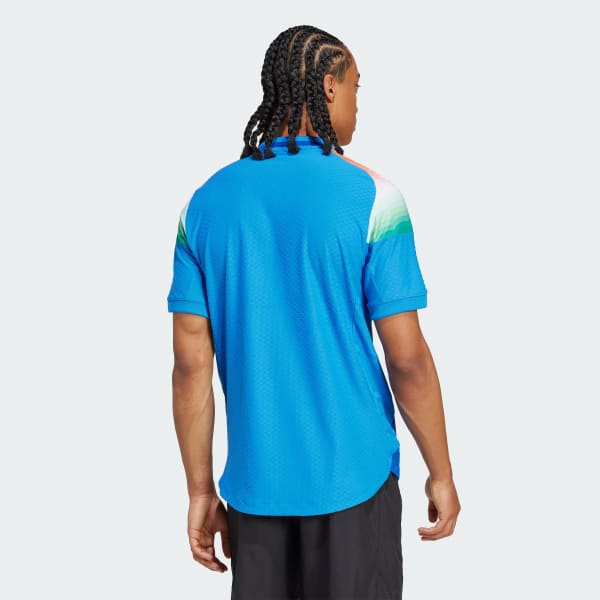 blauw India Cricket One Day International Shirt