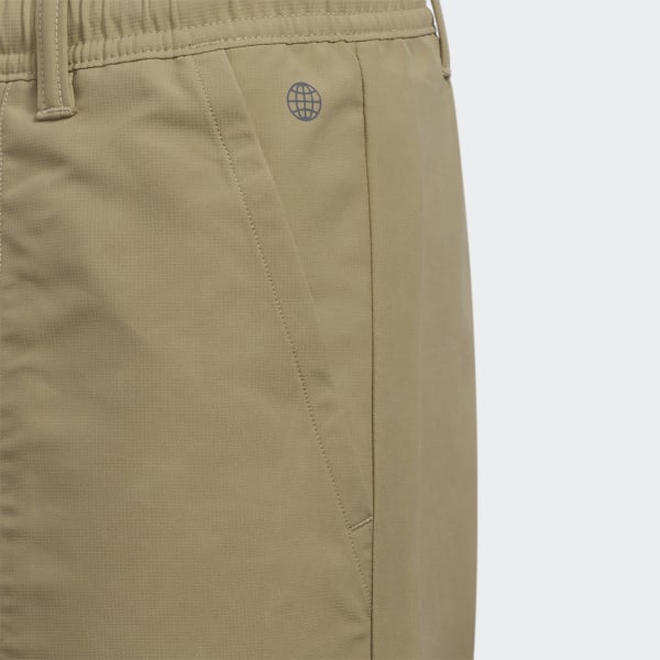 Beige Versatile Pull-on Pants