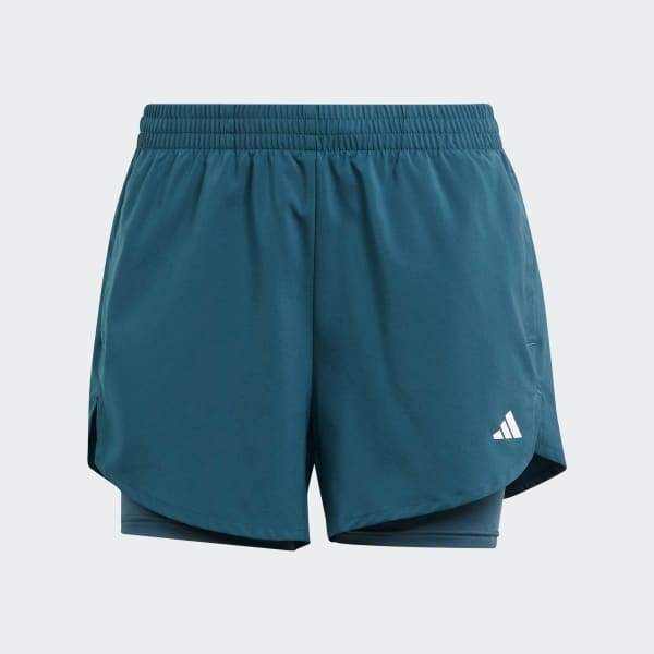 Turquoise AEROREADY Made for Training Minimal Two-in-One Shorts