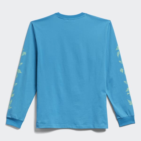 Turquoise Nora Graphic Long Sleeve Tee (Gender Neutral) JDX37
