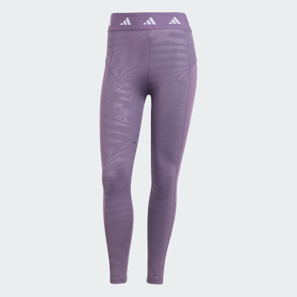 Roxo Legging 7/8 Estampada Techfit