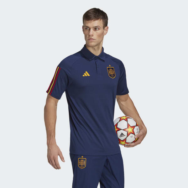 Blauw Spanje Poloshirt UV386