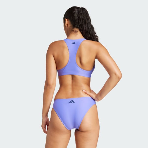 Blau Big Bars Bikinioberteil