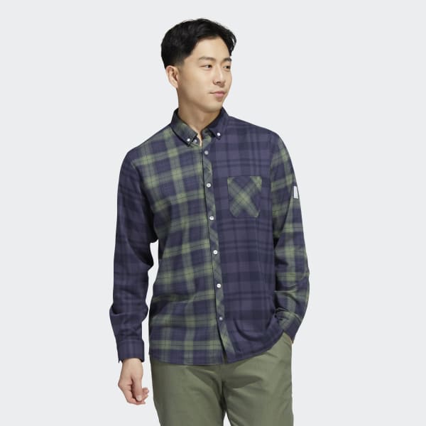 Azul Camisa de Flanela Adicross