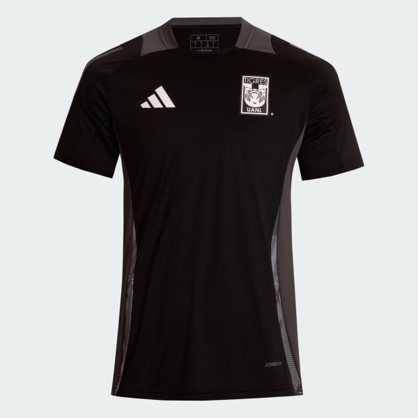 Jersey Camisa Negra Con Tigres Dorado Playera Tigres Negra 2021
