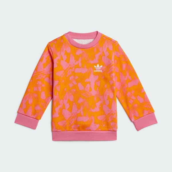 Adidas set orange top