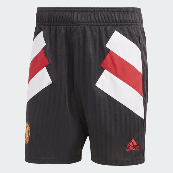 Svart Manchester United Icon Shorts