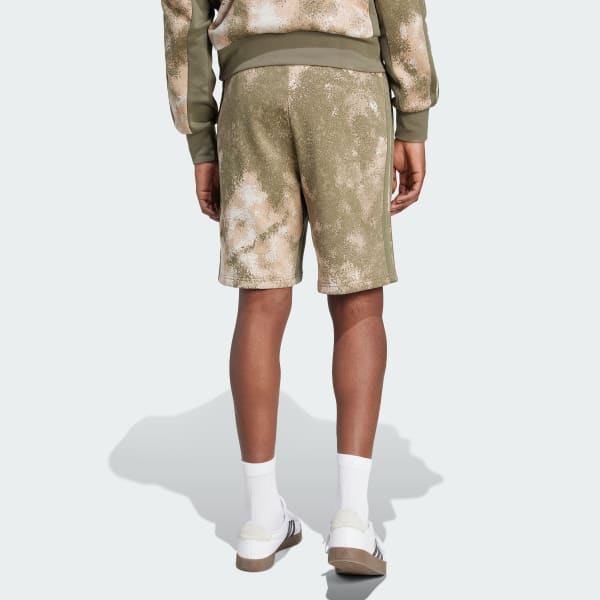 Mehrfarbig AOP Colourblock-Shorts