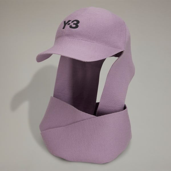 Purple Y-3 Scarf Cap