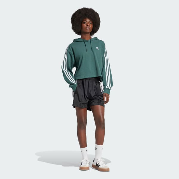 Gronn Adicolor 3-Stripes Short Hoodie