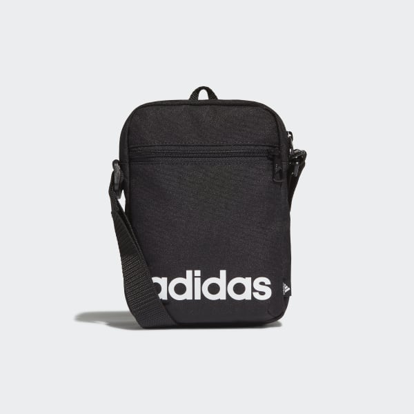 adidas Essentials Logo Shoulder Bag - Black | adidas New Zealand